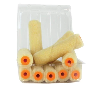 Force 4 Synthetic Mohair 4 Inch Roller Refills - 10 Pack 