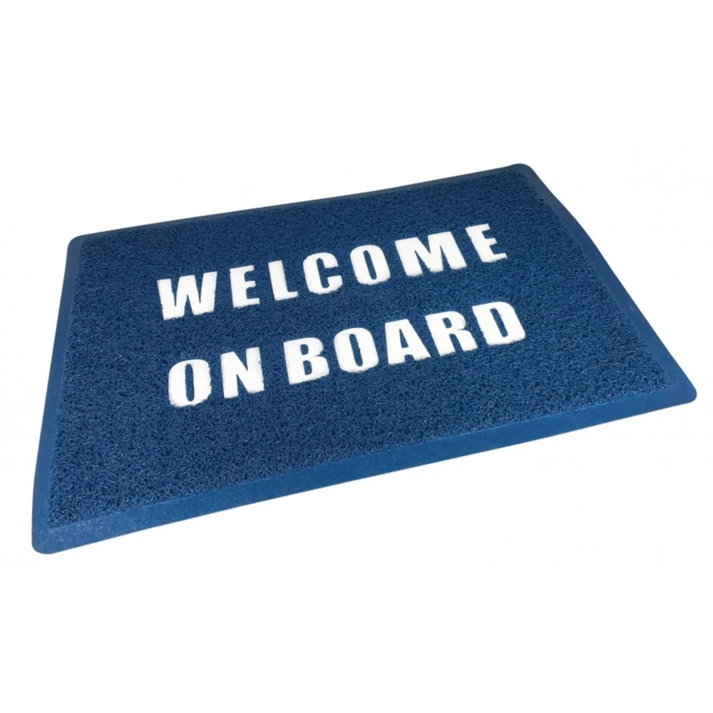 Welcome Aboard Mat - Blue