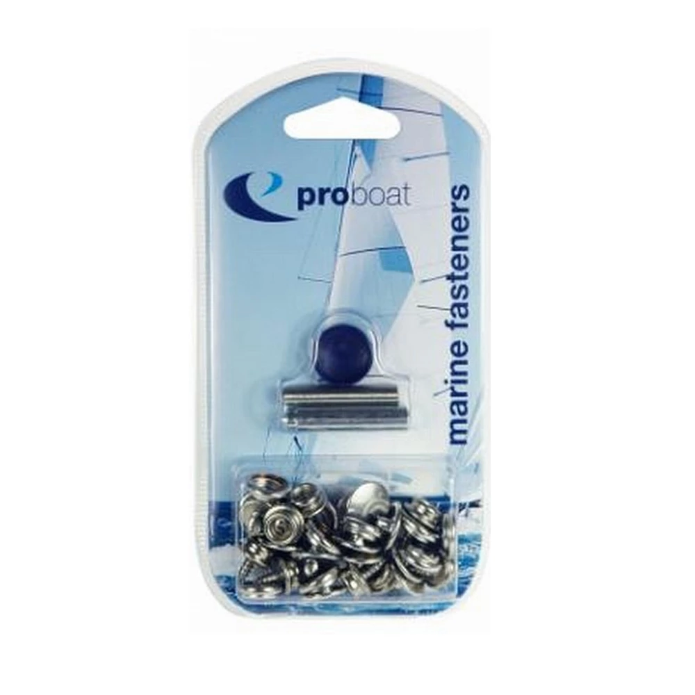 Force 4 Press Stud Fastener Kit • Cloth to Cloth x10 