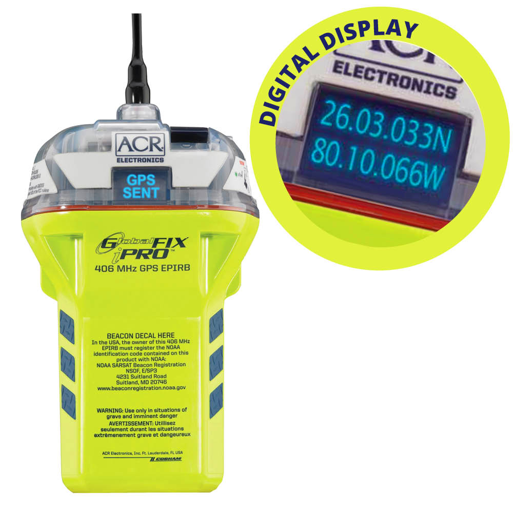 Globalfix i-PRO 406 GPS EPIRB (Cat II)