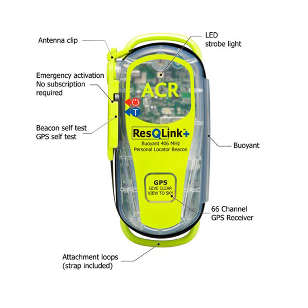 ResQLink+ 406MHz GPS Buoyant PLB