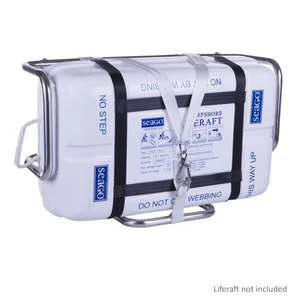 Force 4 Liferaft Cradle - Horizontal Stainless Steel 