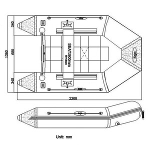 230SL Inflatable Dinghy