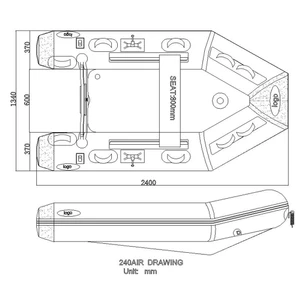 Seago Spirit 240ADK Inflatable Boat - Air Deck 