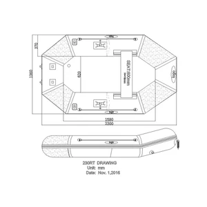 Seago Spirit 230RT Round-tail Inflatable Boat 