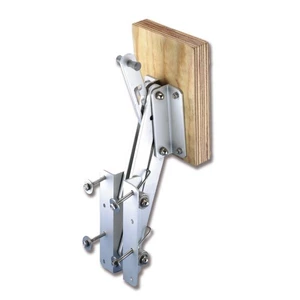 Force 4 Aluminium Outboard Motor Bracket - Wood Pad - upto 6HP