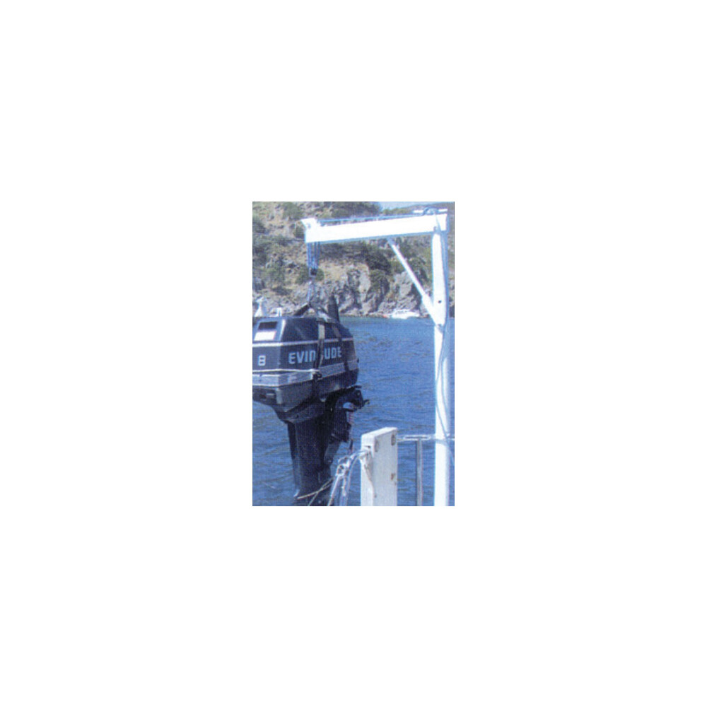Stowable Outboard Engine Davit