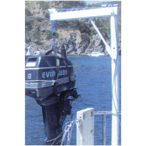 Stowable Outboard Engine Davit
