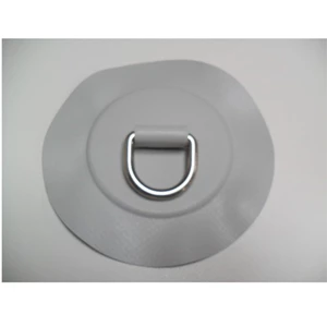IBS Circular PVC Patch with Eye Grey 130x30mm