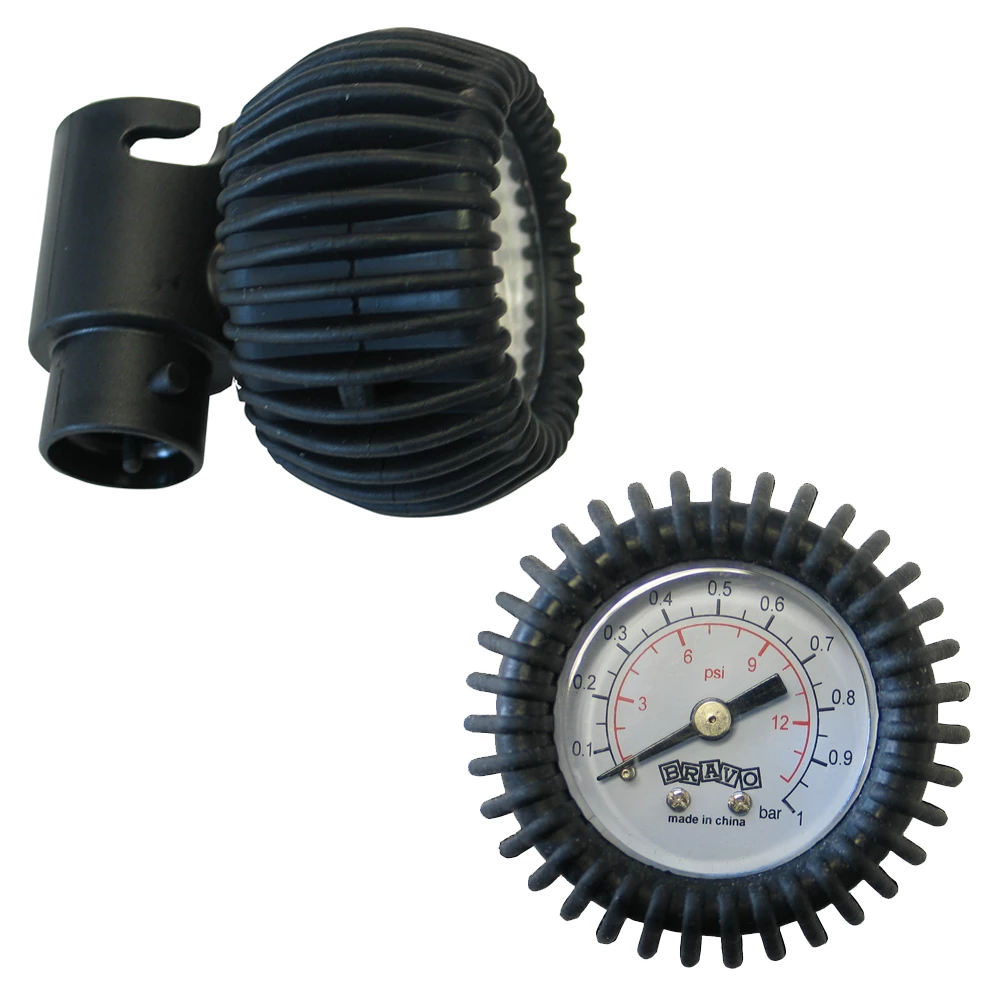 Bravo In-Line Pressure Gauge (Bayonet)