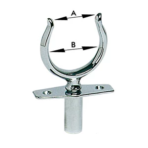 Force 4 Chromed Brass Rowlock and Socket