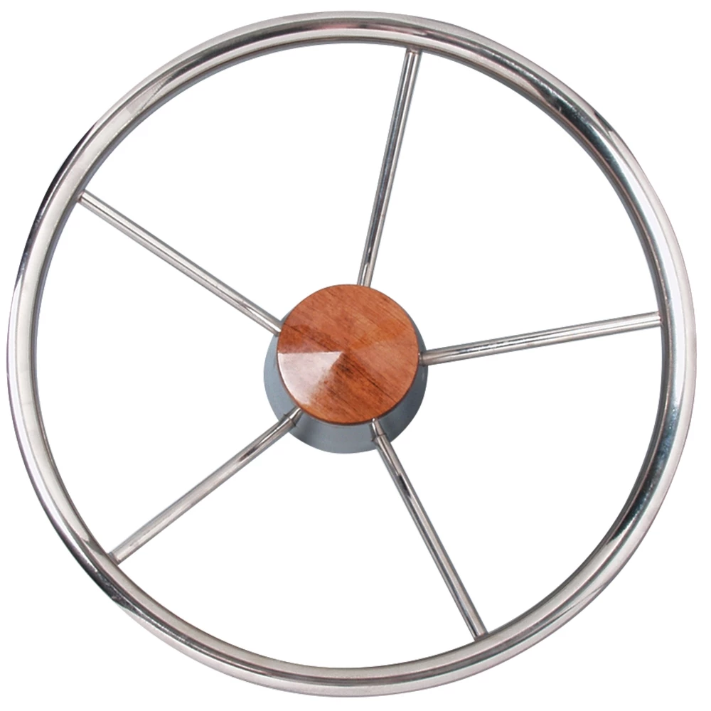 Force 4 Stainless Steel Steering Wheel 345mm 