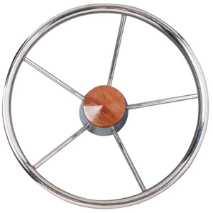 Force 4 Stainless Steel Steering Wheel 345mm 