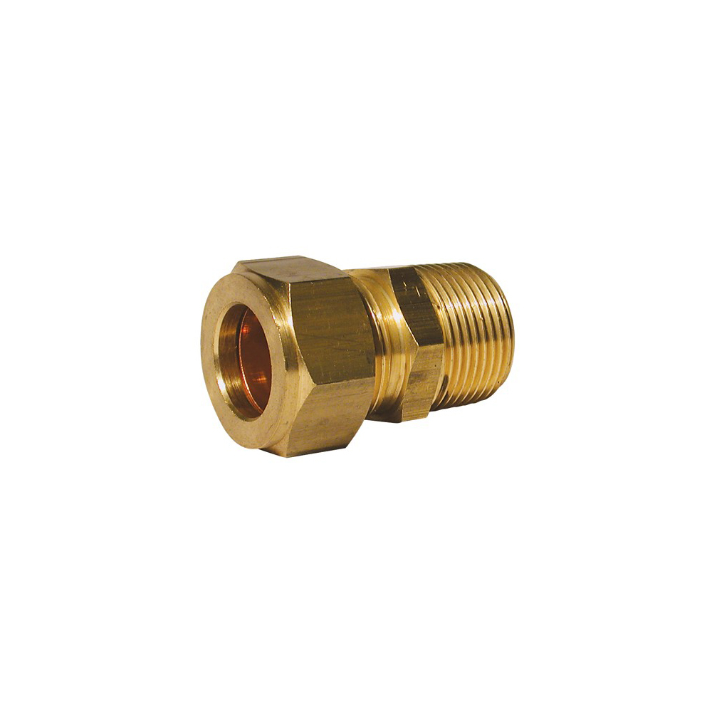 Male Stud Coupling 8mm x Three Eigth" BSP Taper