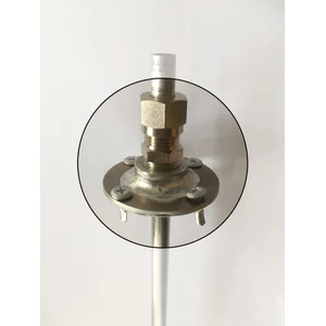 Marine 16 Diesel Dipper Dip Tube Flange with Self Drill Screws 