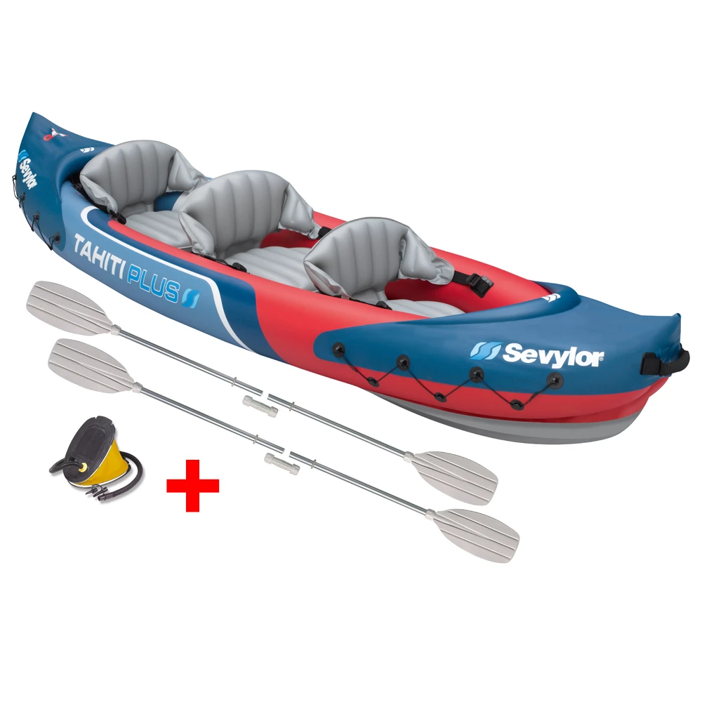 Sevylor Tahiti Plus Inflatable Kayak inc. Pump + 2 Paddles