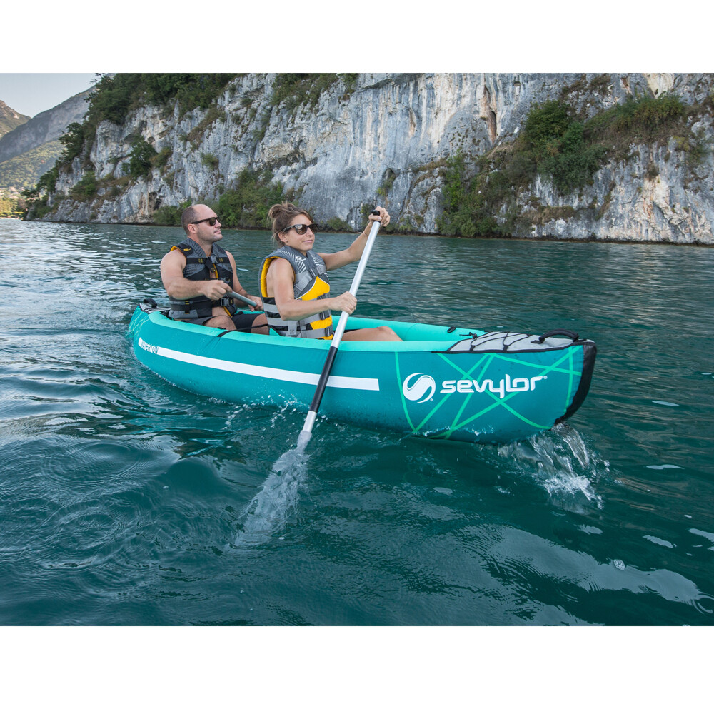 Waterton Inflatable Canoe inc 2 Paddles