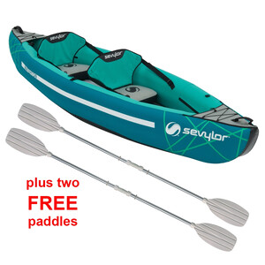 Waterton Inflatable Canoe inc 2 Paddles