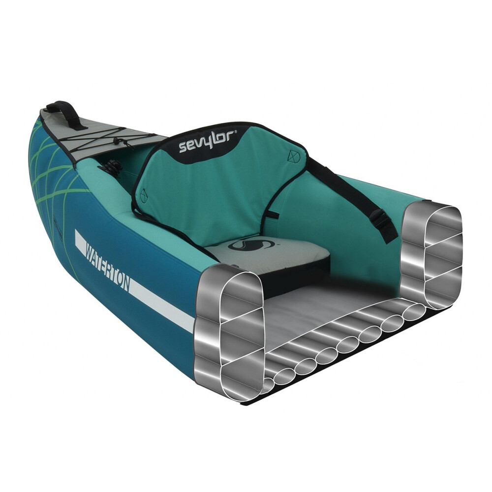 Waterton Inflatable Canoe inc 2 Paddles