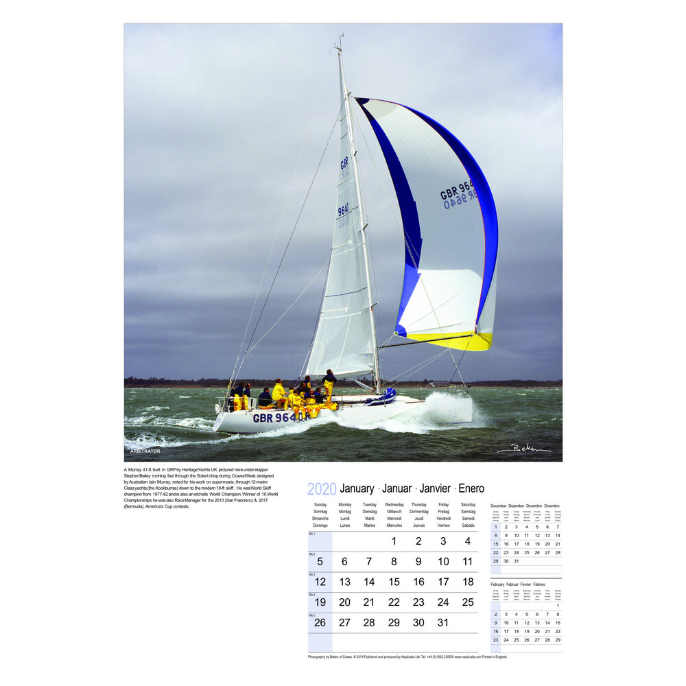 Calendar - Yachting