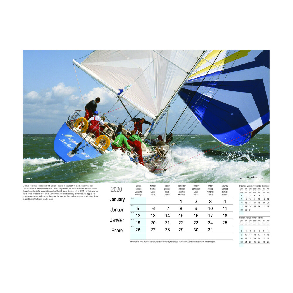 Calendar - Sailing Action