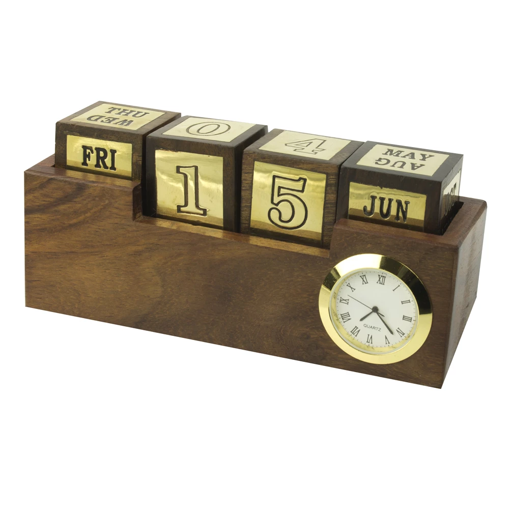 Nauticalia Desk Clock & Calendar