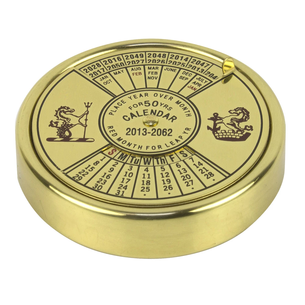 Nauticalia 50-year Calendar Paperweight 