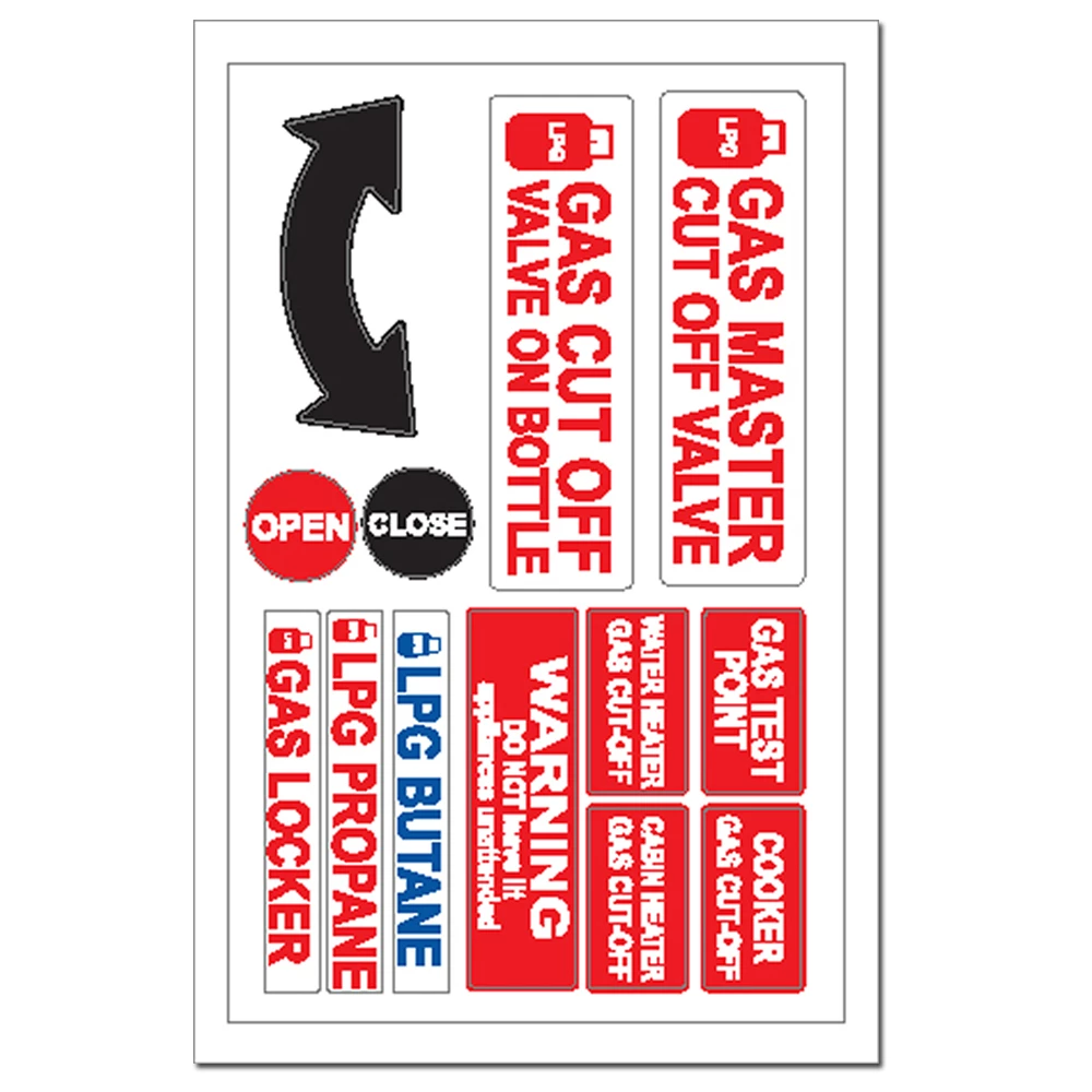 Force 4 Sticker - Gas Master Cut Off 