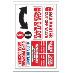 Force 4 Sticker - Gas Master Cut Off 