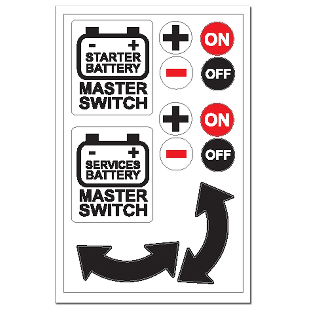 Force 4 Sticker - Battery Master Switch