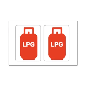 Force 4 Sticker - LPG Gas Bottle 
