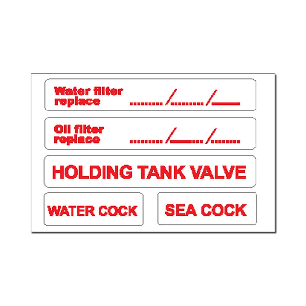 Sticker - Holding Tank Valve
