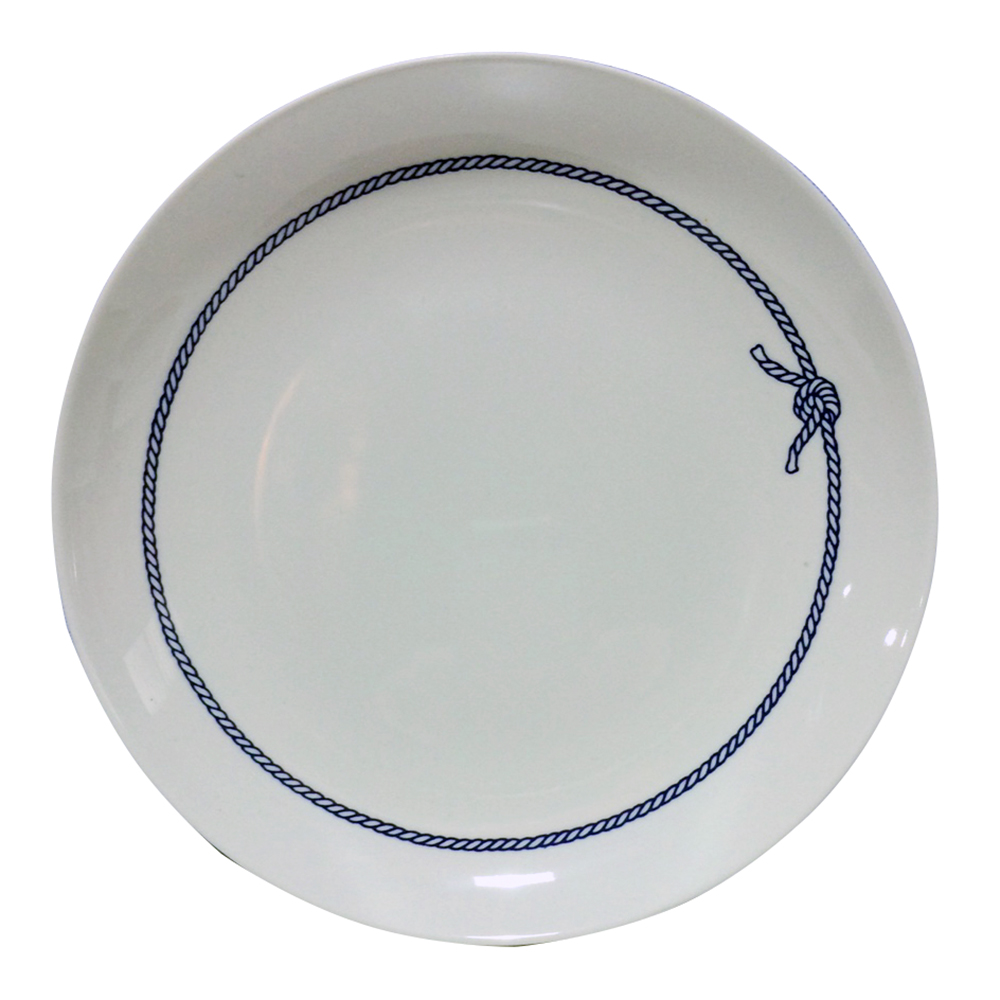 Blue Rope Melamine Dessert Plate