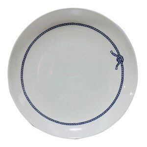 Blue Rope Melamine Dessert Plate