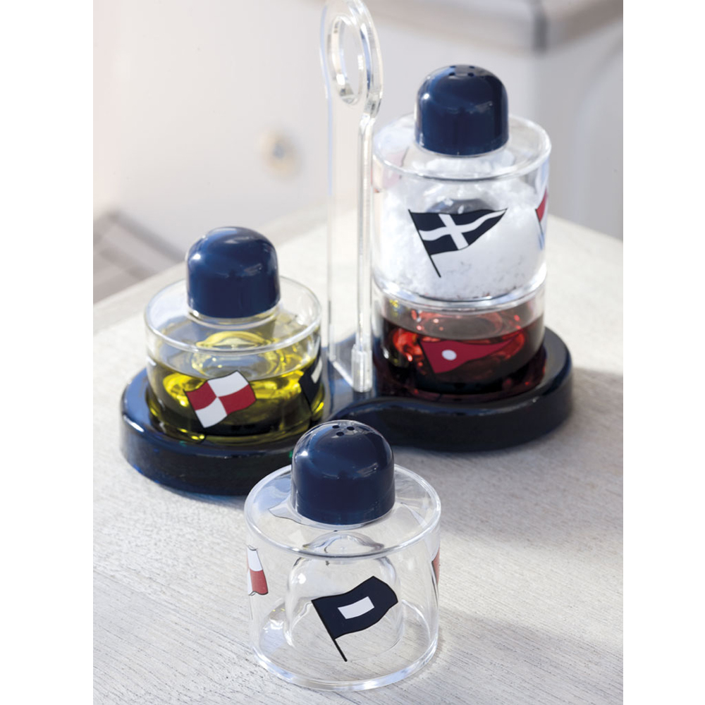 Regata Oil, Vinegar, Salt & Pepper Set