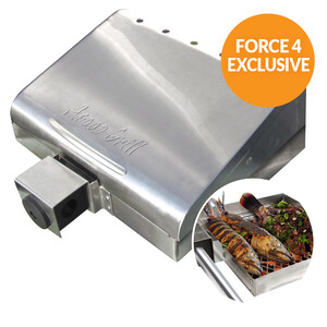 Railmount Boat Barbecue with Lid