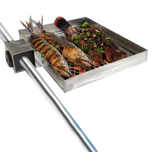 Railmount Boat Barbecue with Lid