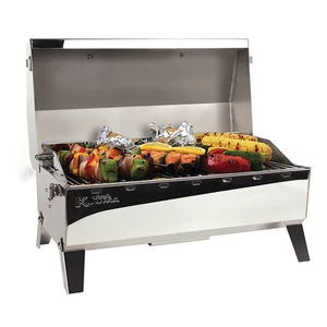 Kuuma Stow N' Go 160 Charcoal Barbecue with Rail Mount 