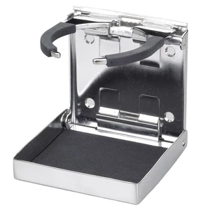 Force 4 Folding Cup Holder - Stainless Steel 