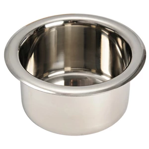 Force 4 Recessed Glass/Can Holder - Stainless Steel 