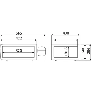 Dometic CoolMatic CD 20 Built-In Drawer Fridge