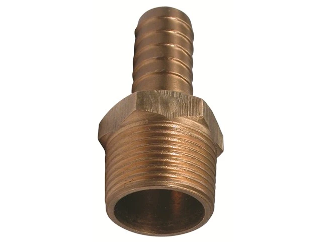 Force 4 Hose Tail Male Bronze 