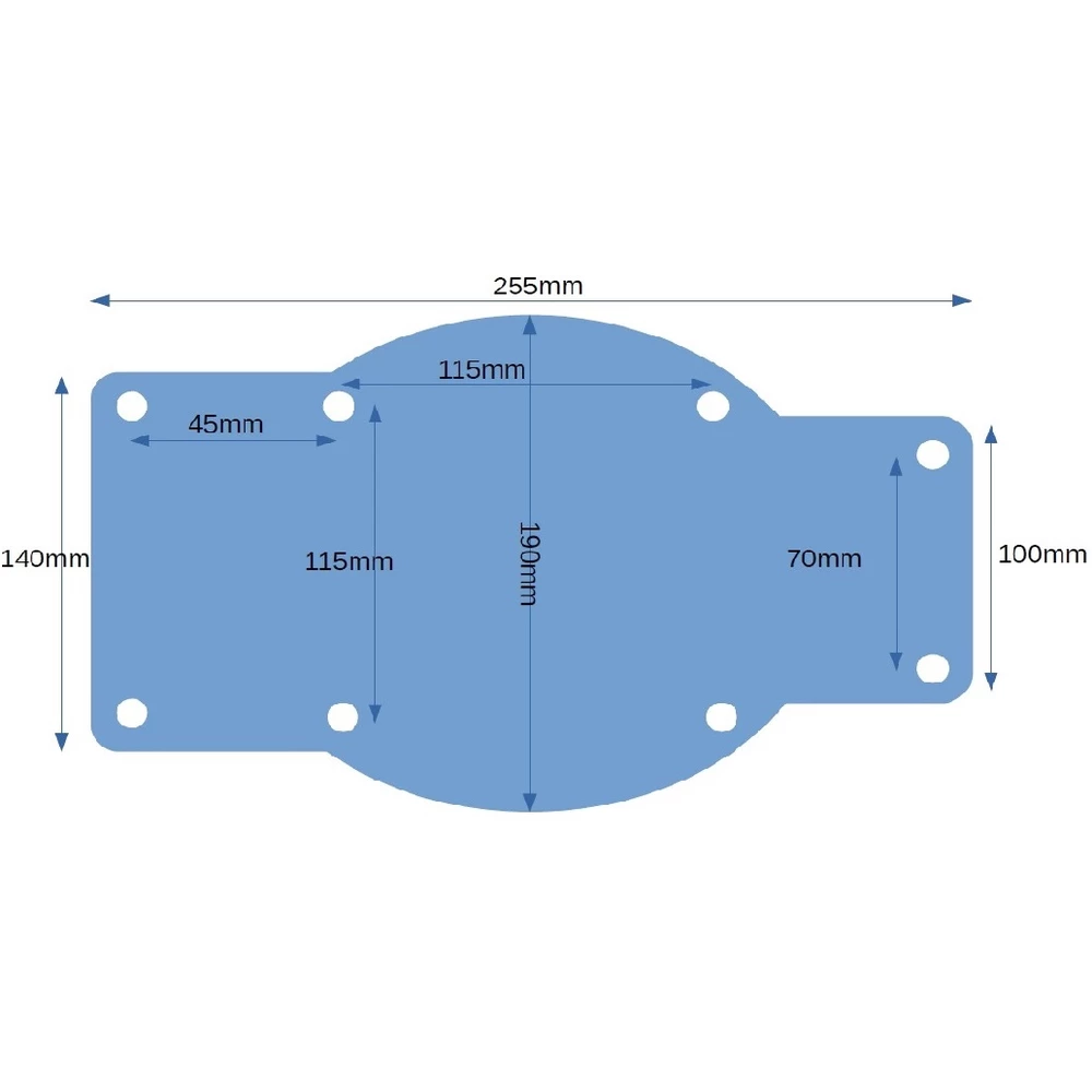 Blakes Lavac Universal Mount Plate