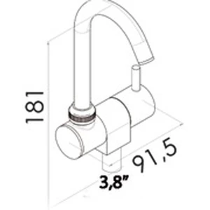 Osculati Slim Cold Tap