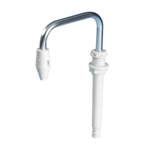 Whale Telescopic Faucet with On/Off White 