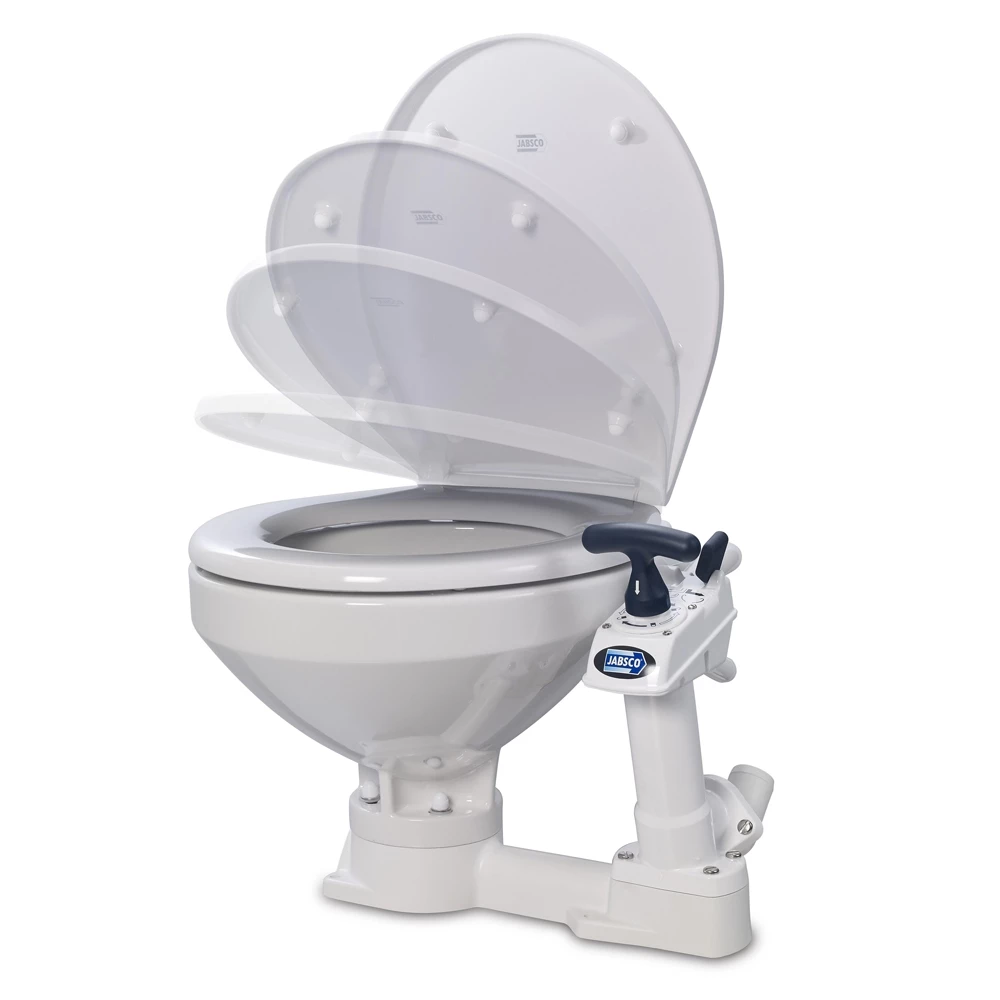 Jabsco Manual Toilet - Regular Bowl - Soft Close Seat&Lid