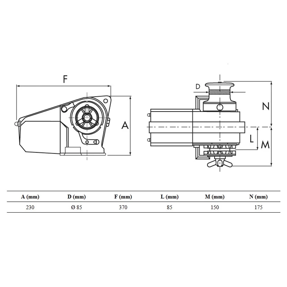 Cayman 12V 1000W 8mm