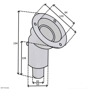 Angled Fuel Filler with Lockable Cap