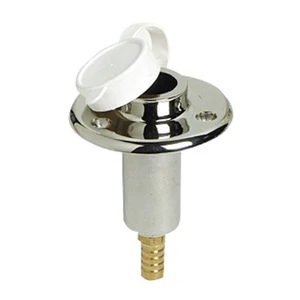 Force 4 Gangway Deck Socket Stainless Steel with Cap/Drain 