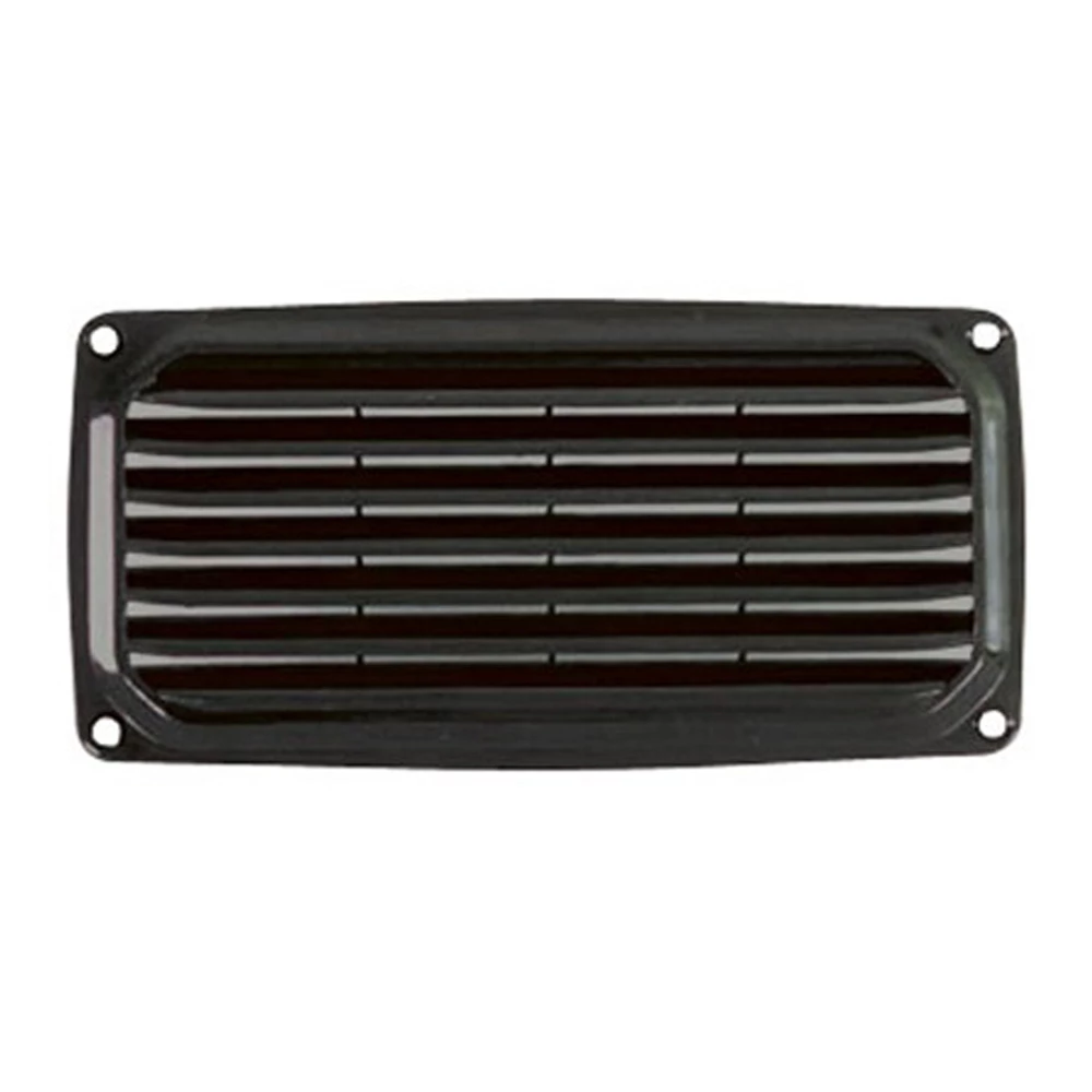 Force 4 ABS Louvre Vent 201x101mm Black 